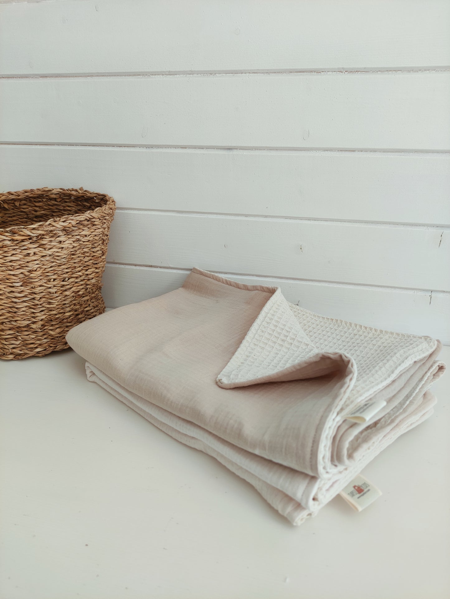 Manta Arrullo muselina Sand