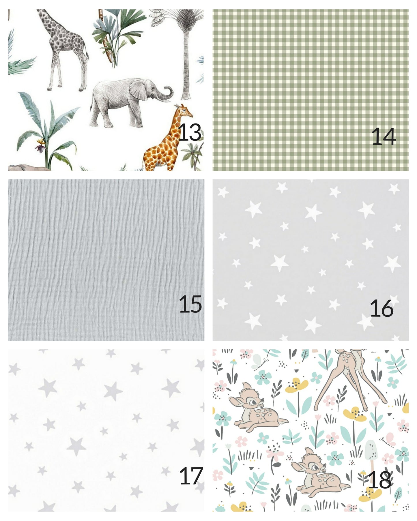 PACK 3 BOLSAS PARA MUDA PERSONALIZADAS