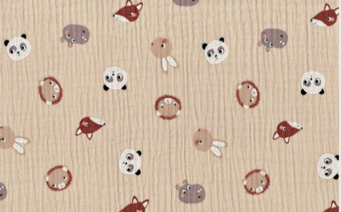 Muselina orgánic Animals