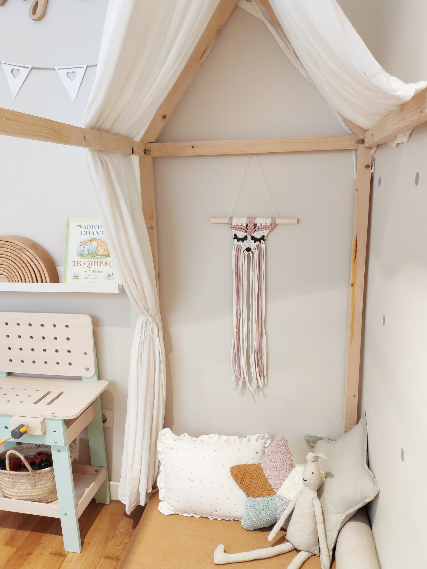 Macramé Baby Foxy Pink