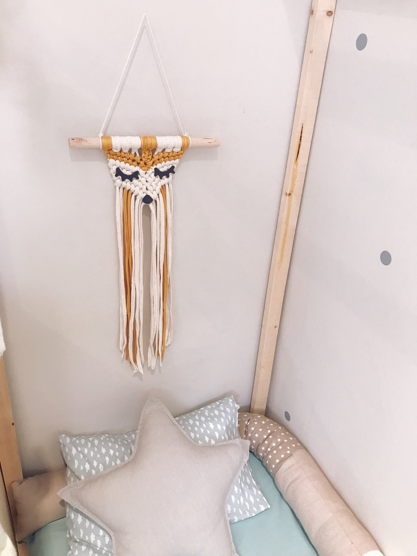 Macramé Baby foxy Mustard