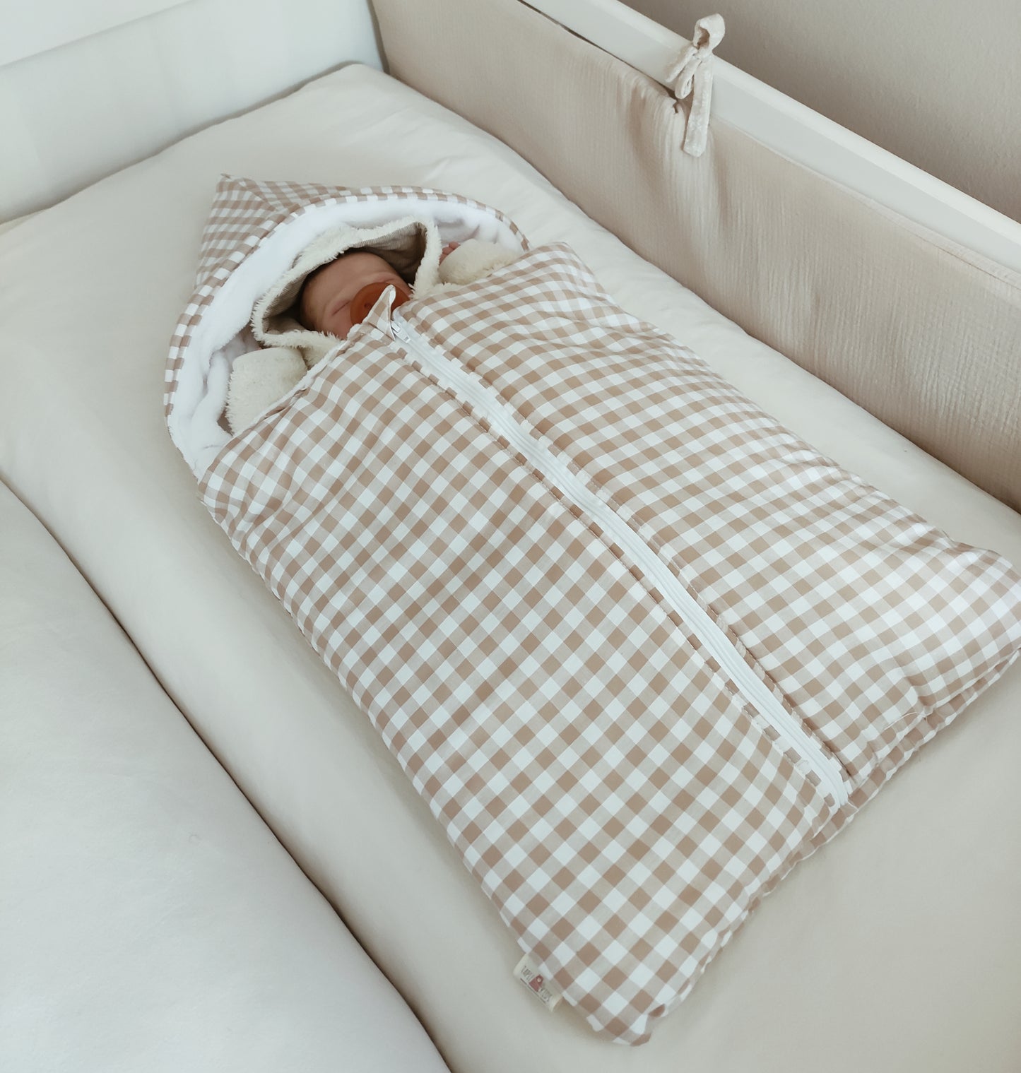 SACO UNIVERSAL VICHY BEIGE