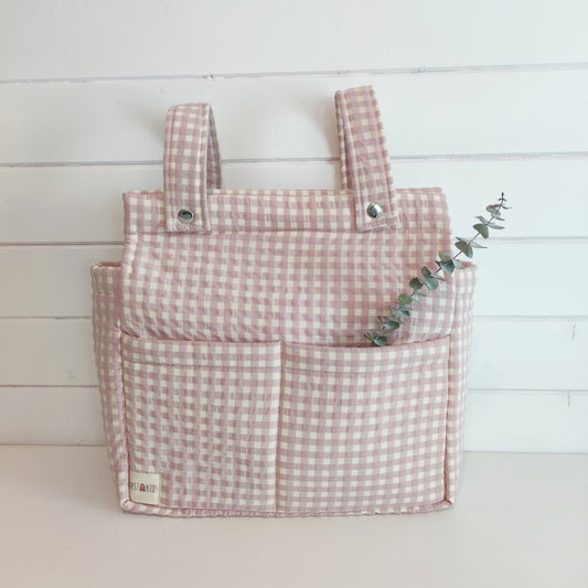 BOLSO CARRITO VICHY ROSÉ