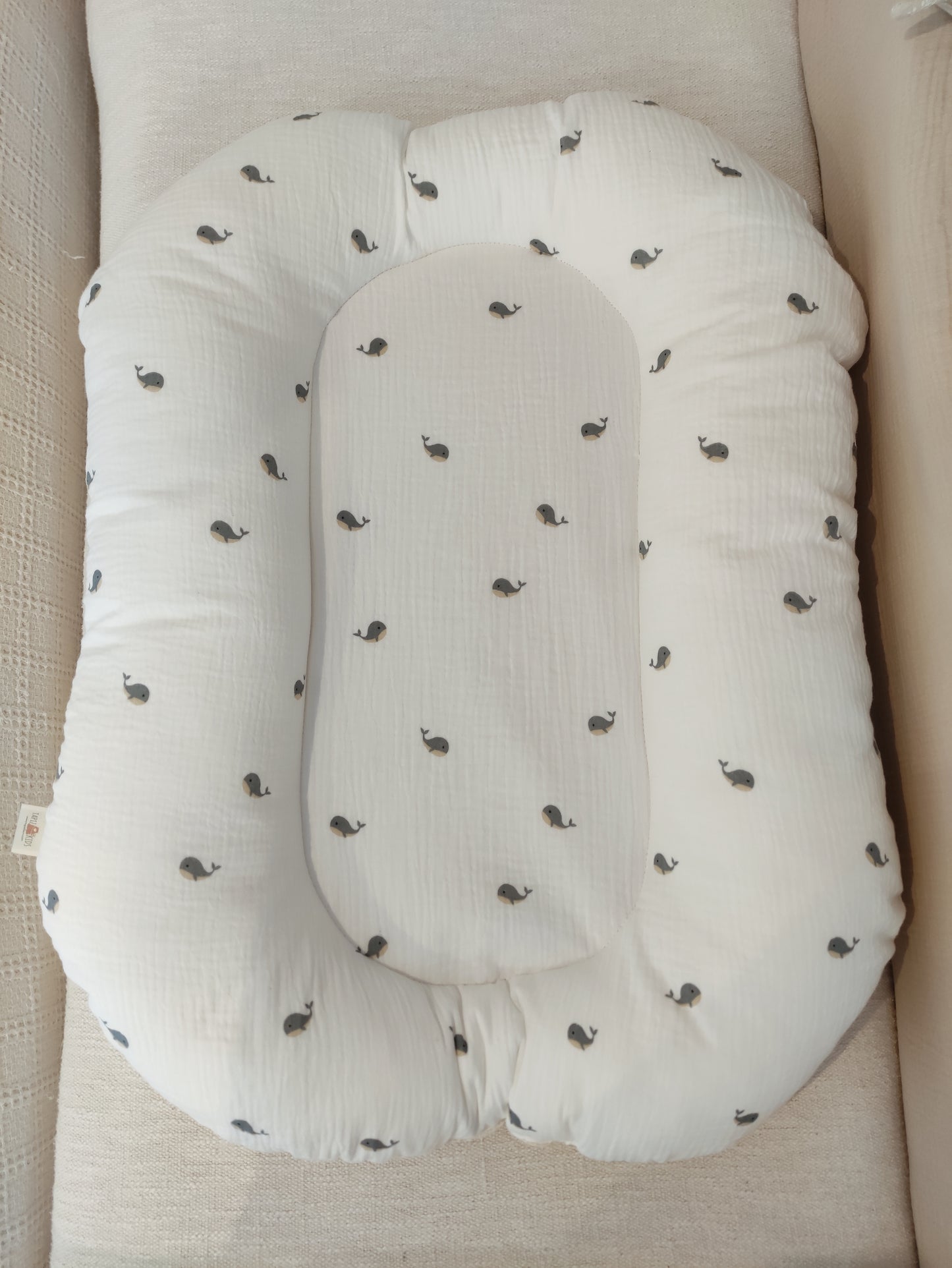 NIDO ERGONÓMICO BALLENA BEBÉ