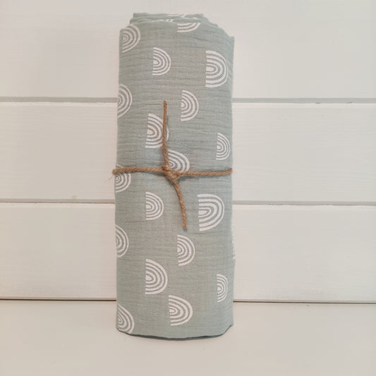 Muselina arcoiris mint